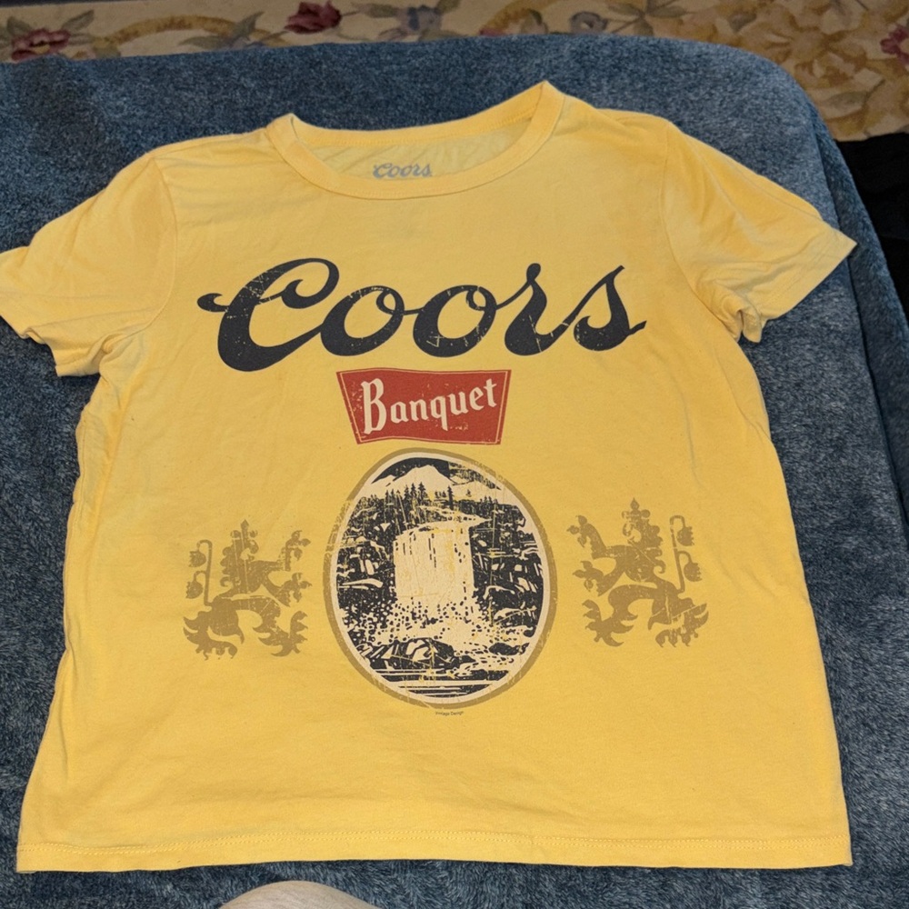 Coors Banquet Yellow Graphic Tee